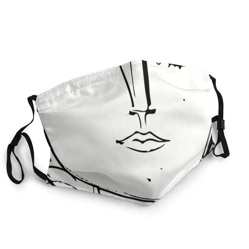 

Воздухопроницаемая маска для лица для портрета Франсуаза, гиллота, унисекс, Пабло Пикассо, пылезащитный чехол, респиратор, маска для рта