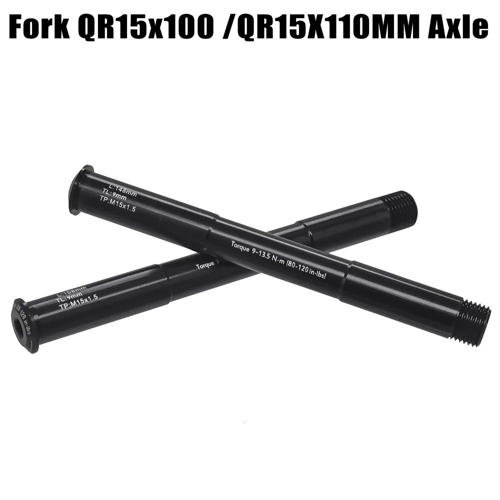 MTB вилка QR15x100 QR15X110MM через ось рычаг аксессуары для ROCKSHOX 38g, 15x100 QR15 15*100