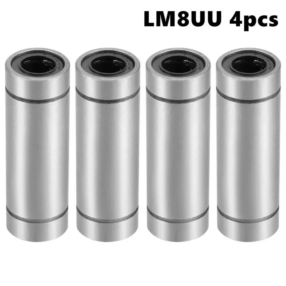 4 шт. сверхдлинные линейные шарикоподшипники LM8UU диаметр отверстия 8 мм внешний 15