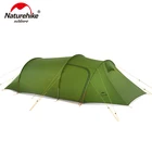 Туристическая палатка Naturehike Opalus туннель 20D210T, ткань, на 2  4 человек, для походов, палатка с свободным следом