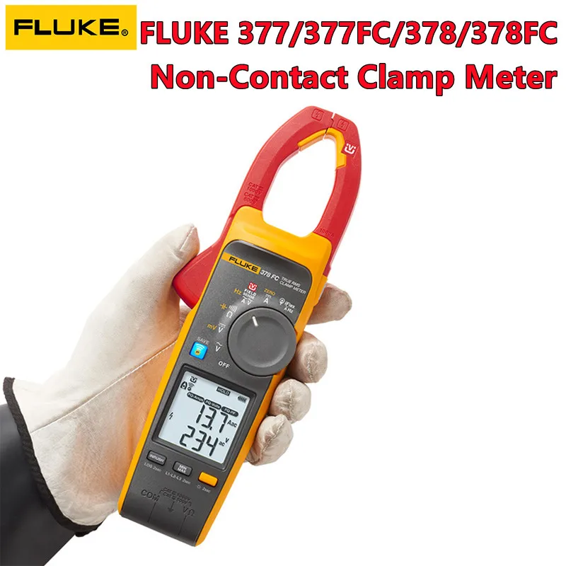 

Fluke 378FC 377FC 377 378 Бесконтактное напряжение истинное среднеквадратичное значение зажим переменного/постоянного тока с iFlex 1000 в диапазон напряж...