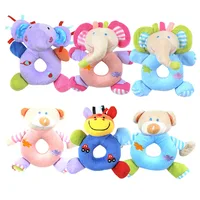 Cute Anima Baby plush dolls infant Early Education Toys Soft And Safe Skin-friendly elephant plush toy  kawaii dolls babi Toy