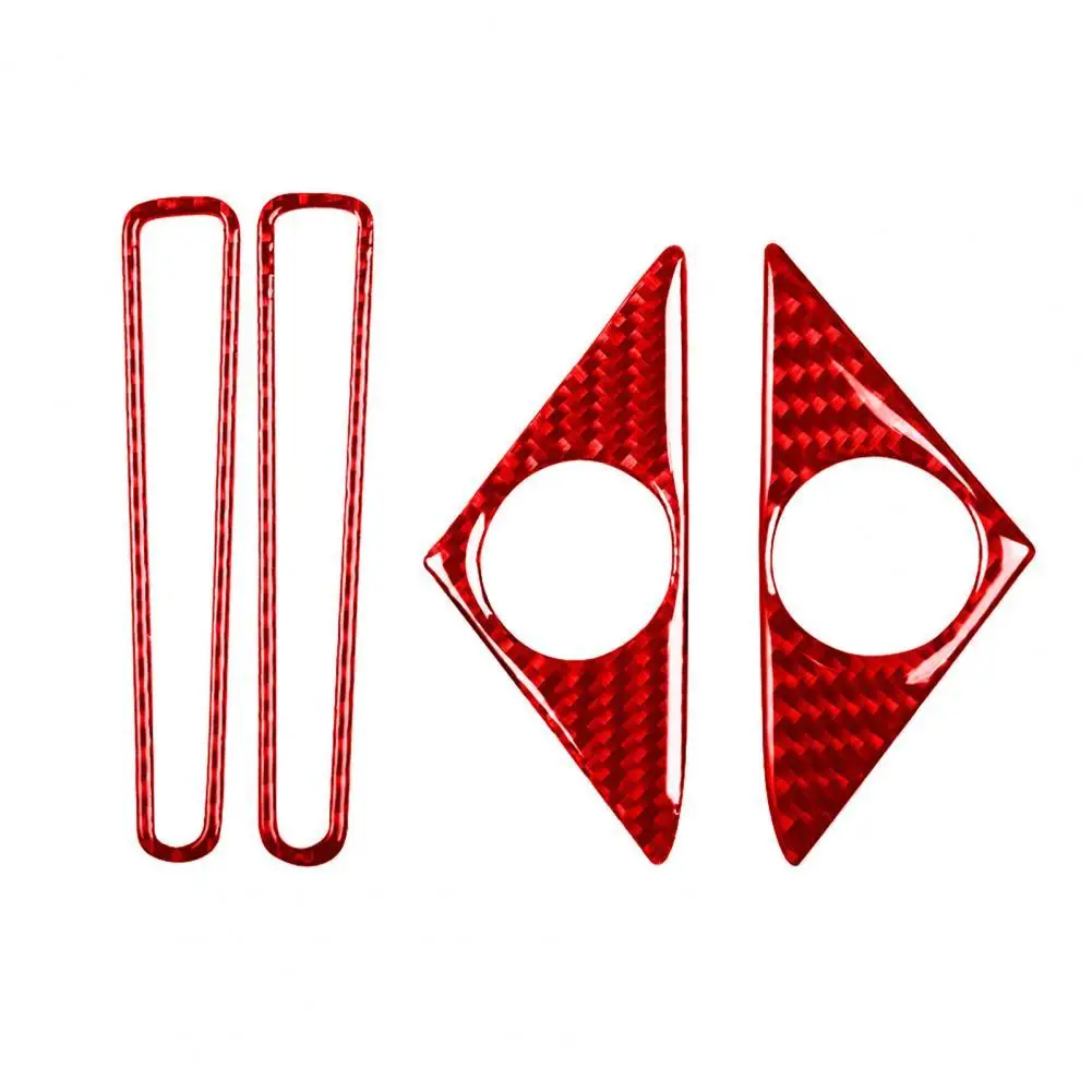 

4 шт., наклейки на дверную вентиляционную панель из углеродного волокна для GTR R35 2008-2016