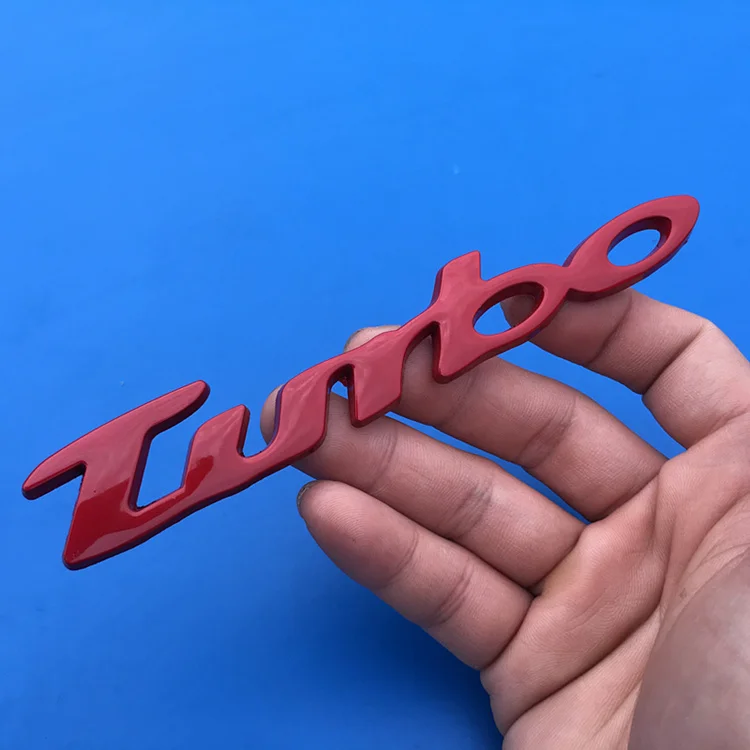 1 шт. 3D металлический значок для заднего багажника турбо автомобильные наклейки