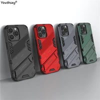 for iphone 13 pro case for iphone 13 pro cover hard protective armor invisible holder cover for iphone 13 pro max mini case