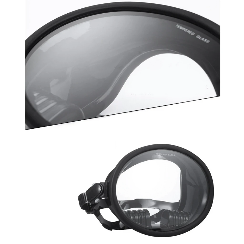 

Deep Scuba Free Diving Full Face Mask Snorkeling Mirror Swimming Equipment Wide View Goggles