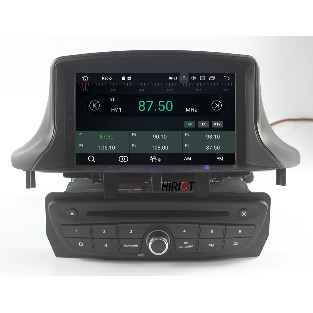HIRIOT Android 10 автомобильный стерео DVD плеер GPS навигация для Renault Megane 3 Fluence DSP 4 Гб + 64G