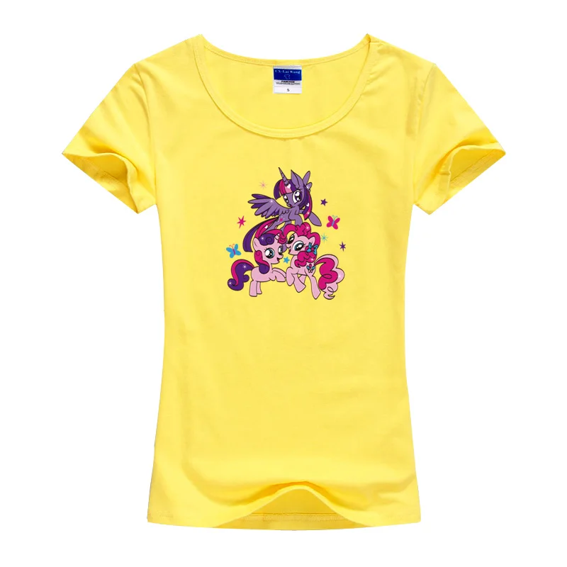 

DMDM PIG Summer Teens Short Sleeve T-Shirt for Girls Kids Teenage Clothes Tops T Shirt Cartoon Pony Tshirt 14 15 16 17 18 Years