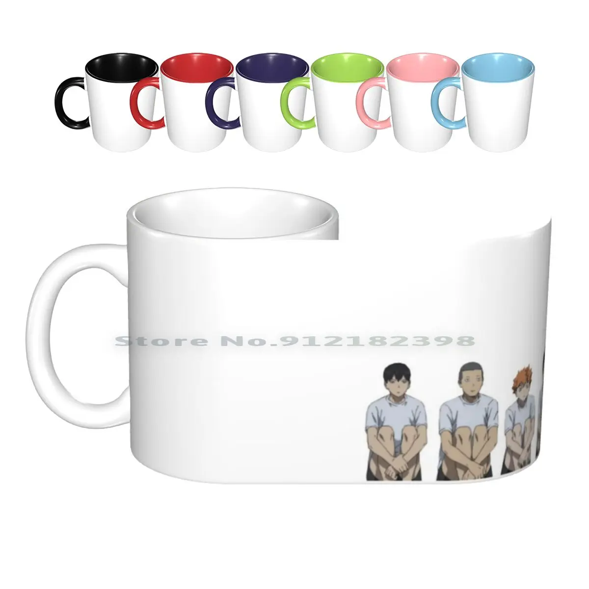 

Haikyuu Meme Nishinoya Hinata Tanaka Kageyama Керамические Кружки Кофейные чашки Кружка для молока чая Nishinoya Yuu Noya Tanaka Ryu Haikyuu