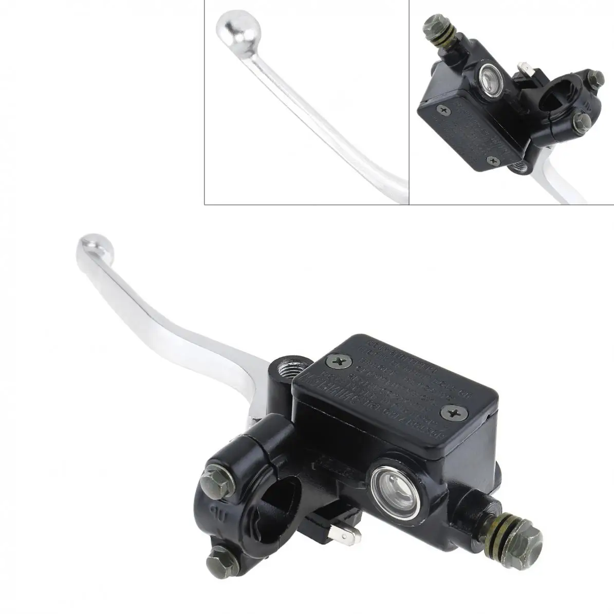 

M10 Motorcycle Upper Front Brake Clutch Master Cylinder CNC Clutch Brake Pump Reservoir Hydraulic Pump Lever for Suzuki / Honda