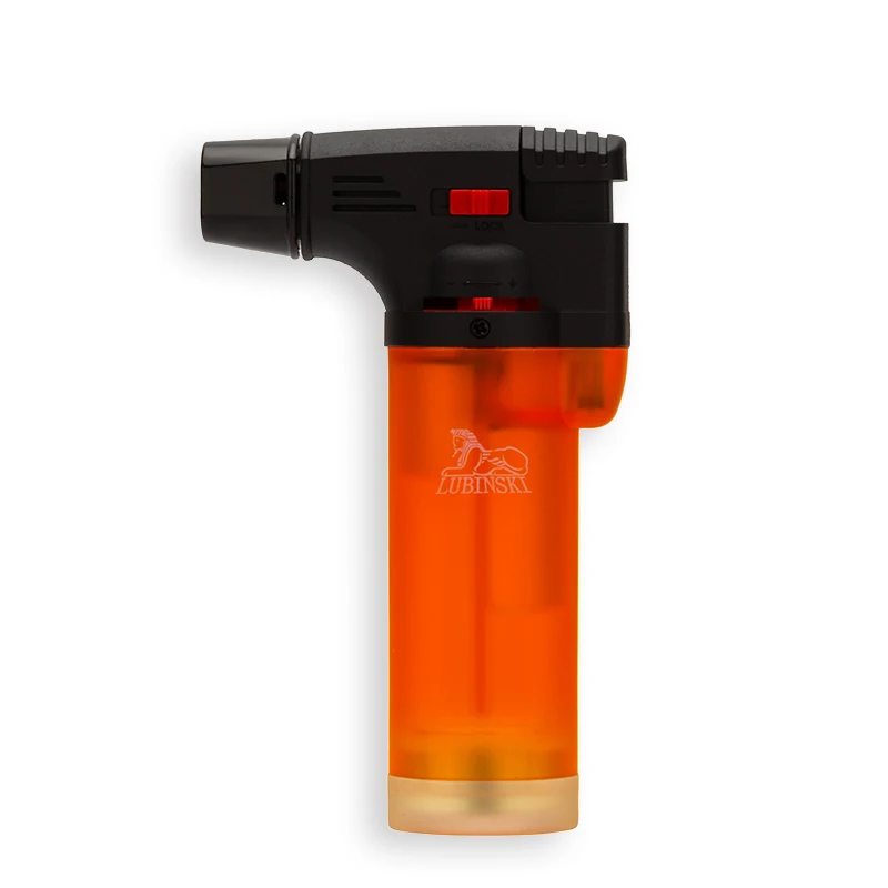 

LUBINSKI High-end Single Torch Jet Flame Cigar Cigarette Tobacco Lighter Refillable Windproof Smoking Tool