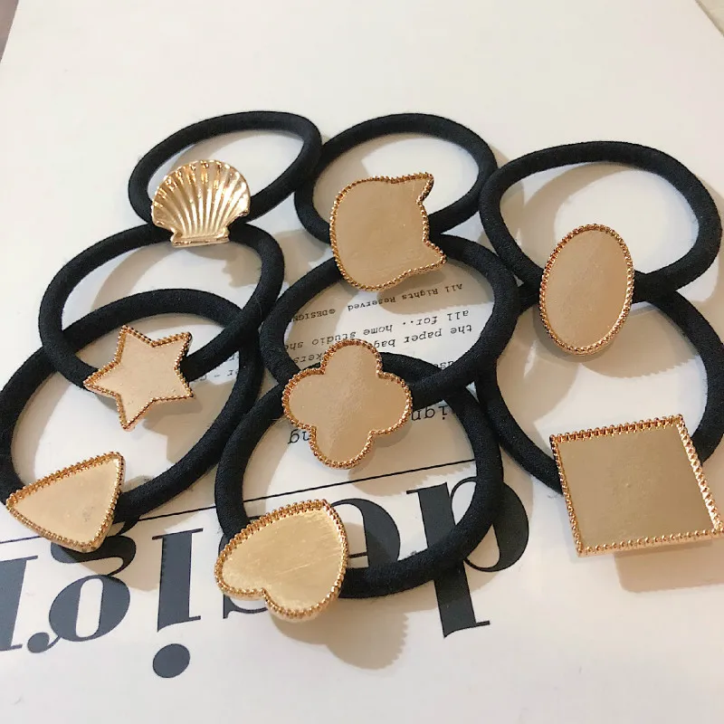 Эластичные резинки для волос заколка с ободком УФ Смола ювелирные