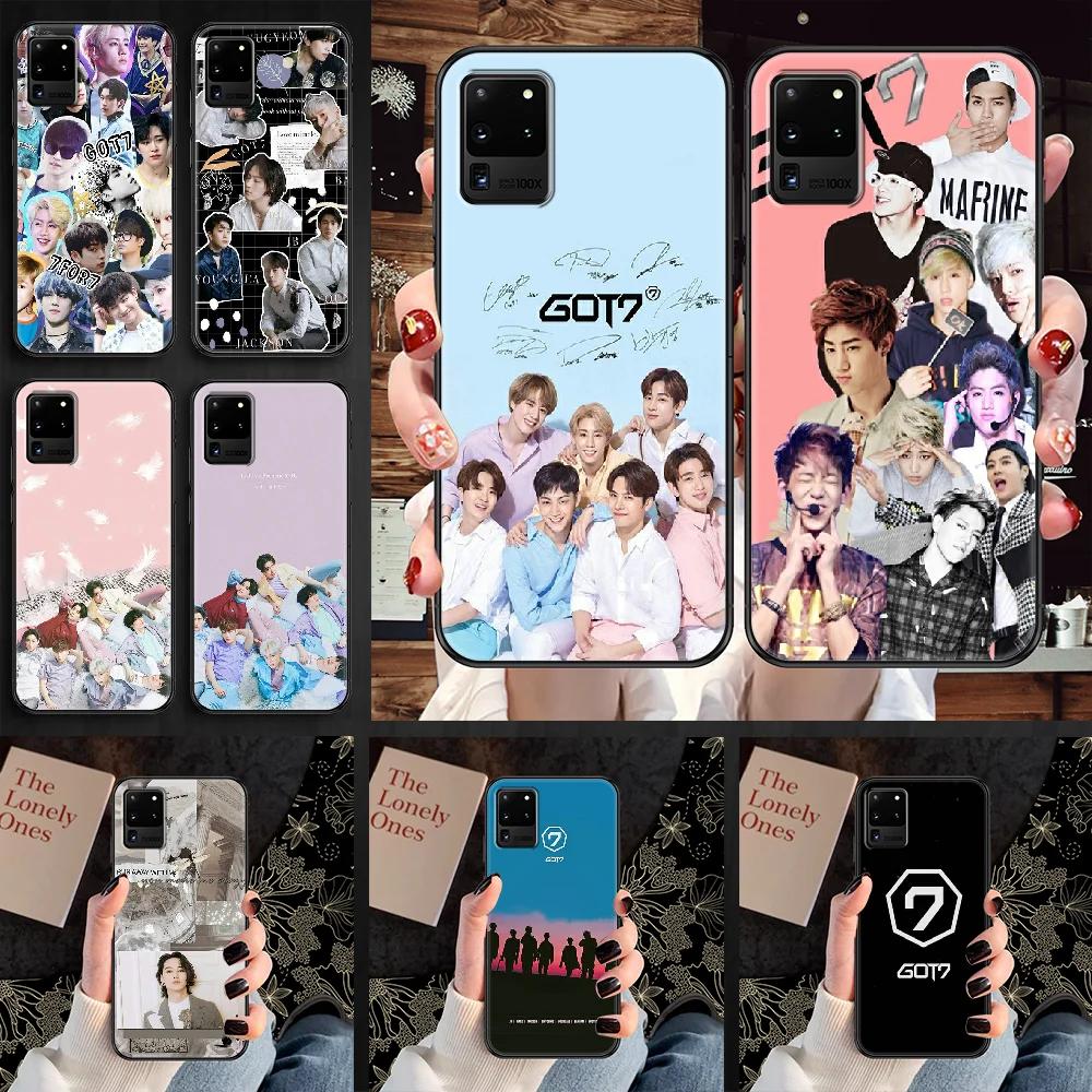 Kpop Got7 чехол для телефона Samsung Galaxy Note 4 8 9 10 20 S8 S9 S10 S10E S20 Plus UITRA Ультрачерный трендовый Водонепроницаемый Модный чехол
