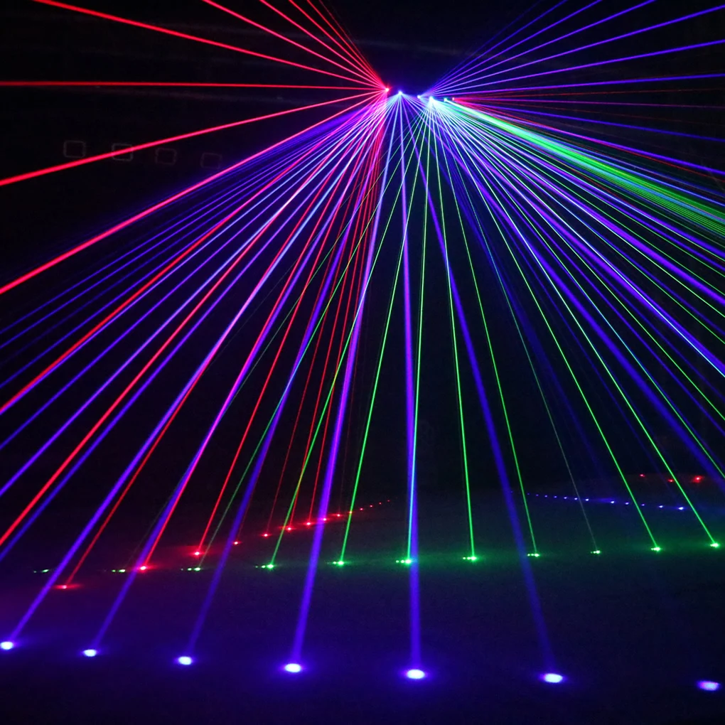 AUCD 6 Объектив RGB Moving метеорный поток лазерный луч света оптической сети DMX DJ диско