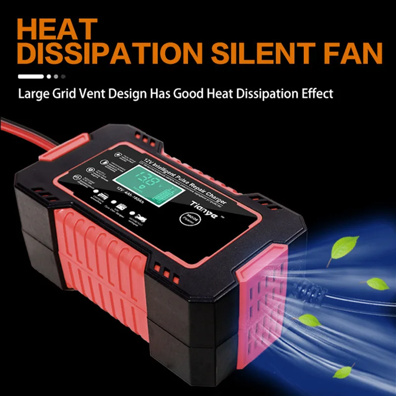 Автомобильный Батарея Зарядное устройство 12В импульсный ремонт ЖК-дисплей