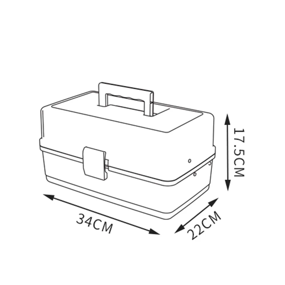 

Multi-layer First Aid Kit Medicine Storage Box Plastic Medicine Gathering Organizer Boxes Emergency Medicine Storage Container