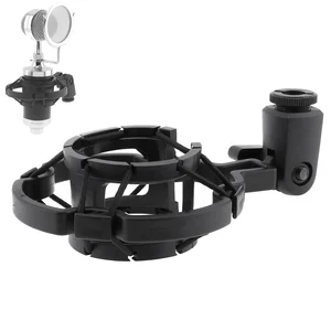 Пластиковая подставка для микрофона с зажимом для студии звукозаписи, амортизирующее крепление с передачей для конденсаторного микрофона компьютера