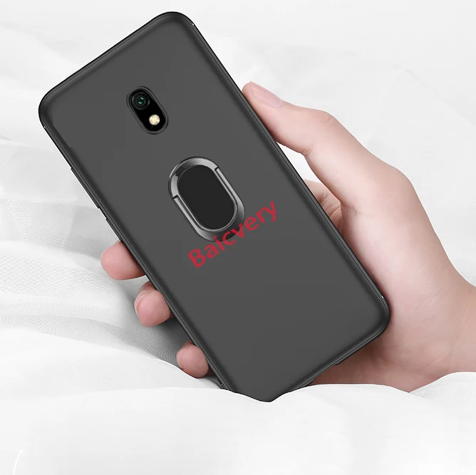 Новинка Модный чехол с полным покрытием для Nokia C1 Plus металлический кольцевой