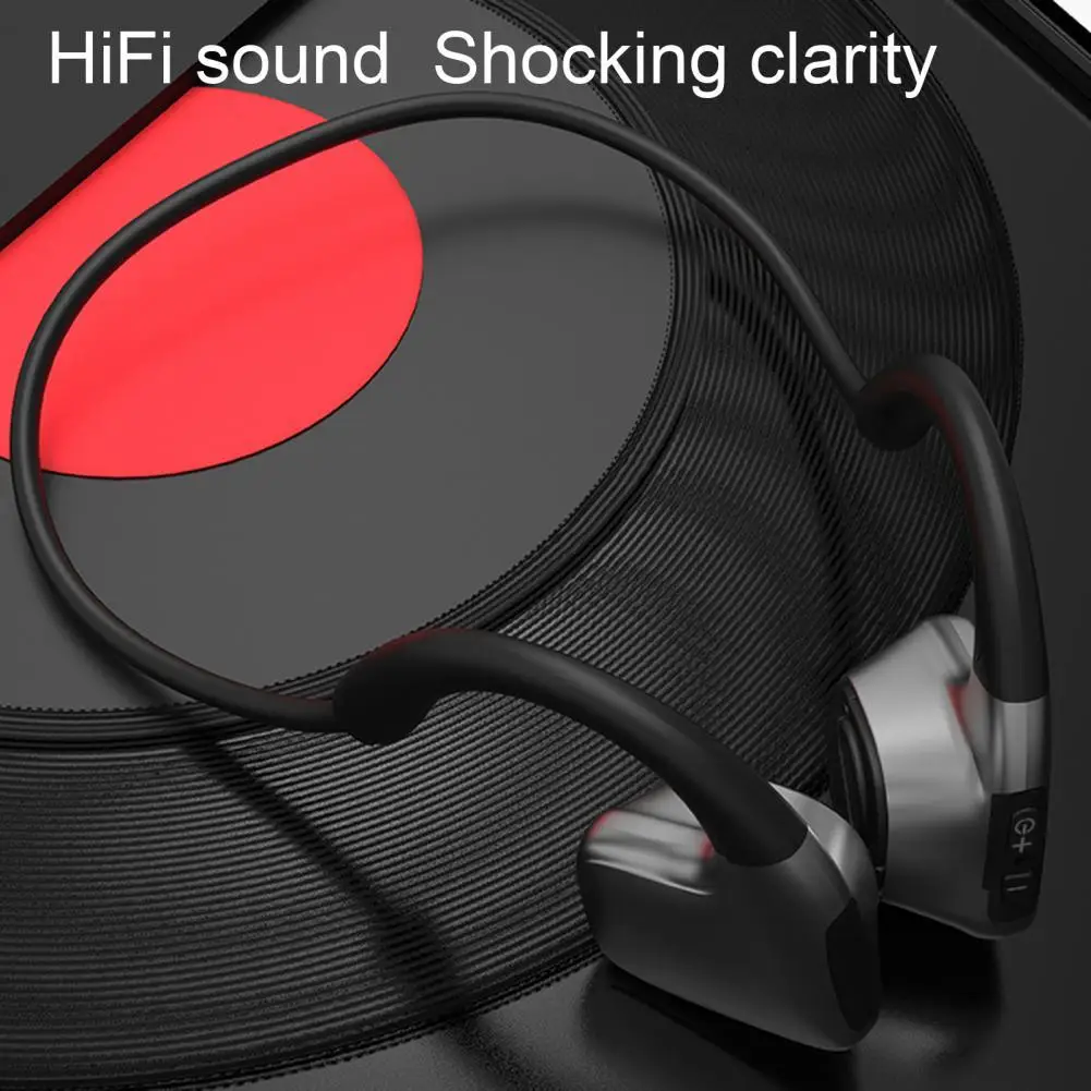 

Удобные Bluetooth-наушники R9 5,0, гарнитура Handsfree IPX5, водонепроницаемая, костная проводимость, Беспроводная стереогарнитура для спорта