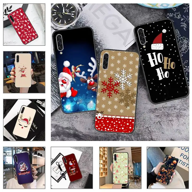 

Christmas deer cartoon cute Phone Case For Samsung galaxy A S note 10 7 8 9 20 30 31 40 50 51 70 71 21 s ultra plus