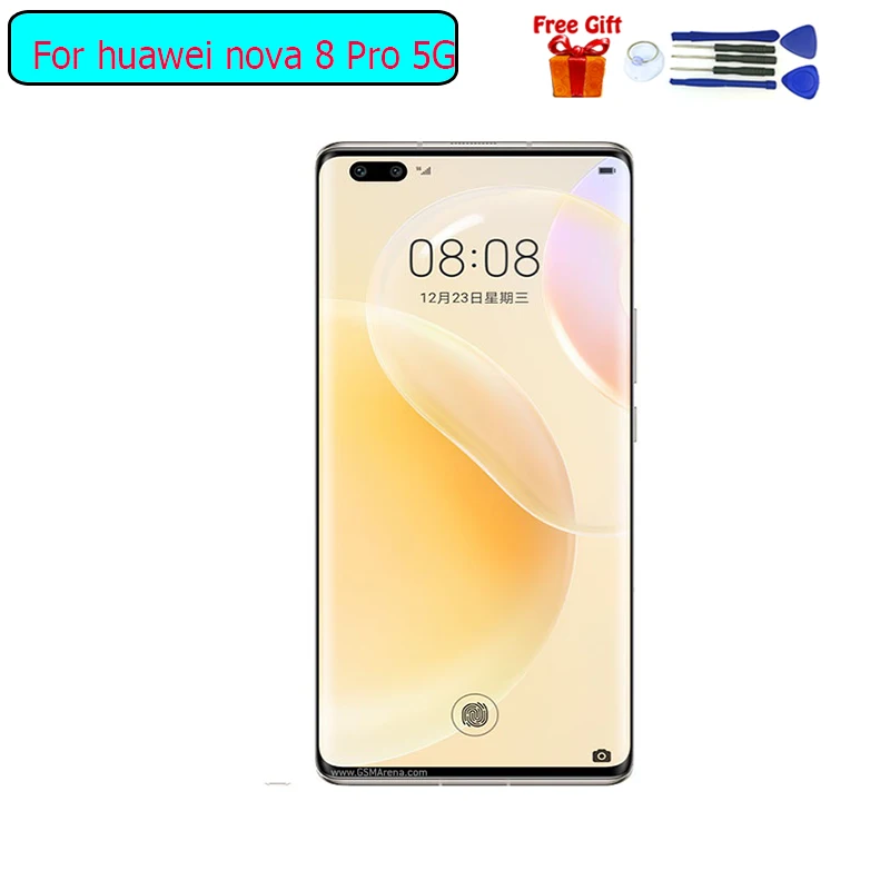 Pantalla Lcd de repuesto para m&oacute;vil, montaje de digitalizador, m&oacute;dulo de Panel t&aacute;ctil, para Huawei nova 8 Pro 5G-0