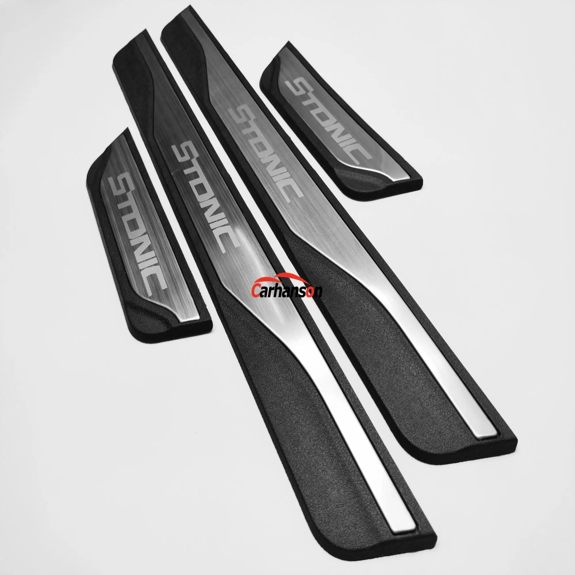 Автомобильные наклейки аксессуары для Kia Stonic полоса на порог двери защитные