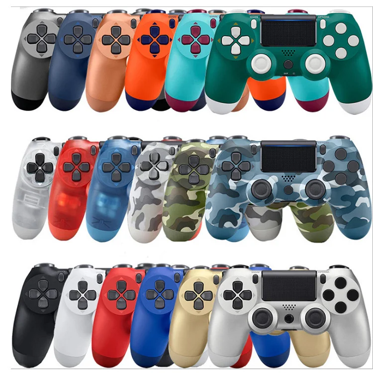 

Gamepad With Light Bar Joystick Bluetooth Six-axis Wireless Controller Can Be Set Rubber Oil Color
