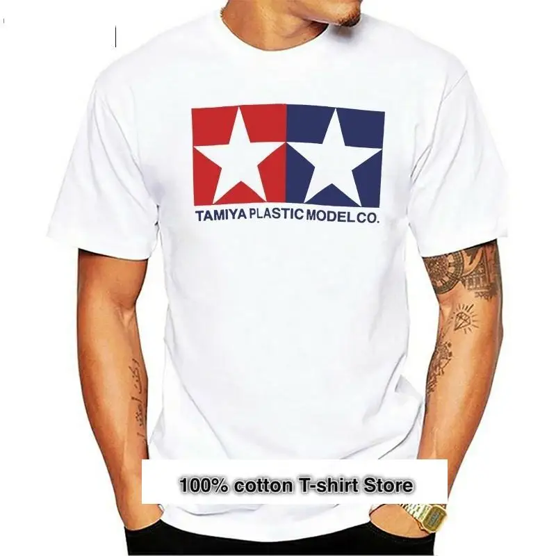 

Tamiya-Camiseta con Logo oficial de Japón, camiseta blanca Original