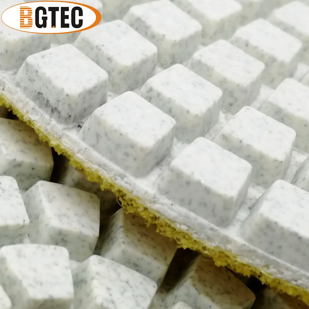 BGTEC 4 дюйма 6 шт. #50 влажные Алмазные Гибкие Полировальные прокладки с M14