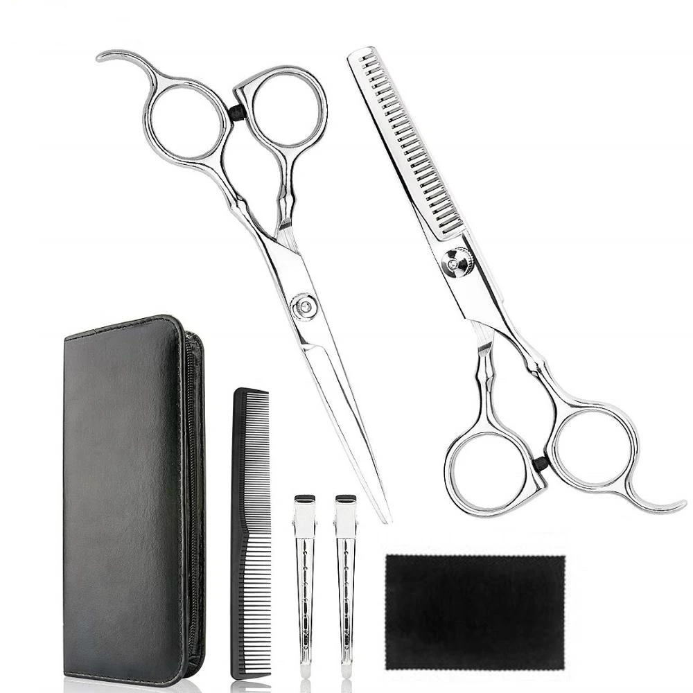 6 inch Professional Hairdressing Scissors Kit Hair Cutting Thinning Scissors Barber/Salon/Home Styling Tool Hairdressing Shears