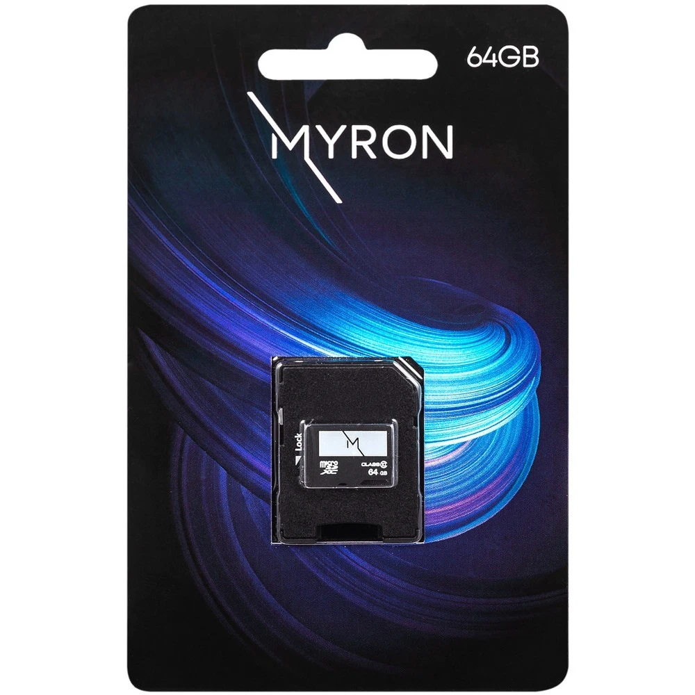 Карта памяти GZ Electronics MYRON MicroSD 64GB Class 10 | Компьютеры и офис