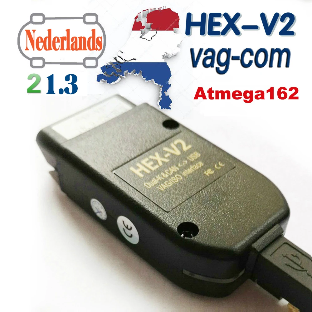 

VAG COM 21.3 VAGCOM 20.12 VCDSc HEX V2 USB Interface FOR VW AUDI Skoda Seat VAG 20.4.2 Dutch English ATMEGA162+16V8+FT232RQ