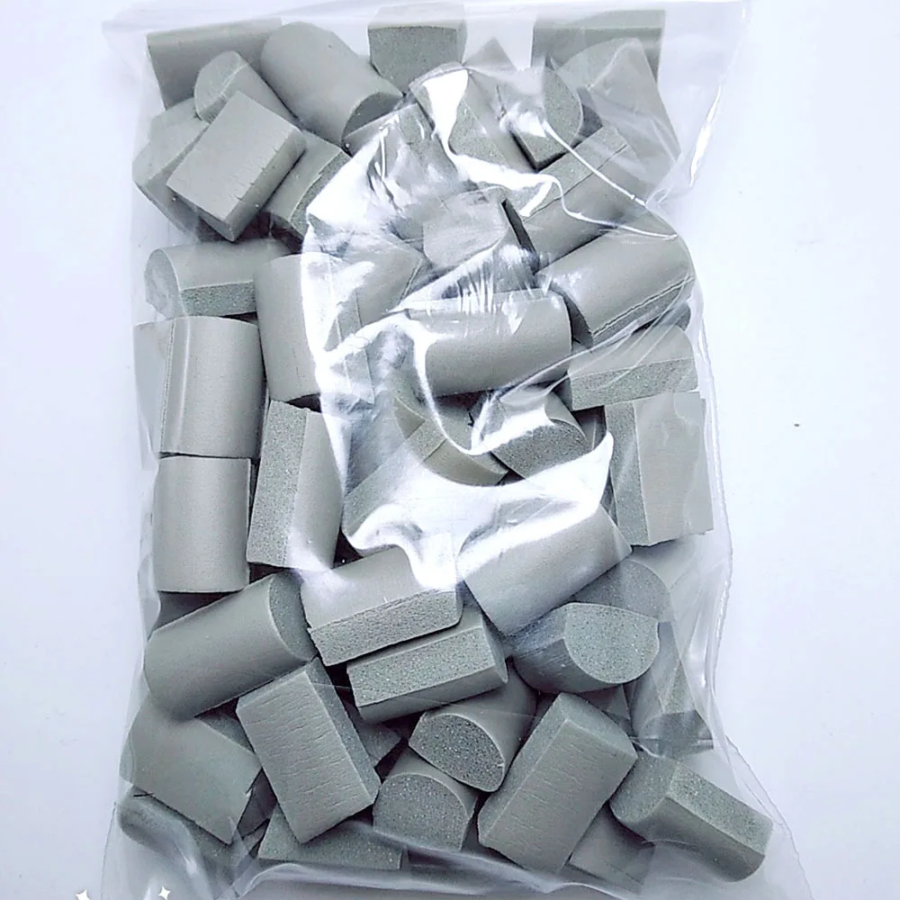 gray 70 шт. губчатые бусины для слаймов принадлежности DIY клейкие аксессуары для слизи Материал пена глина грязи губка блок - Цвет: gray