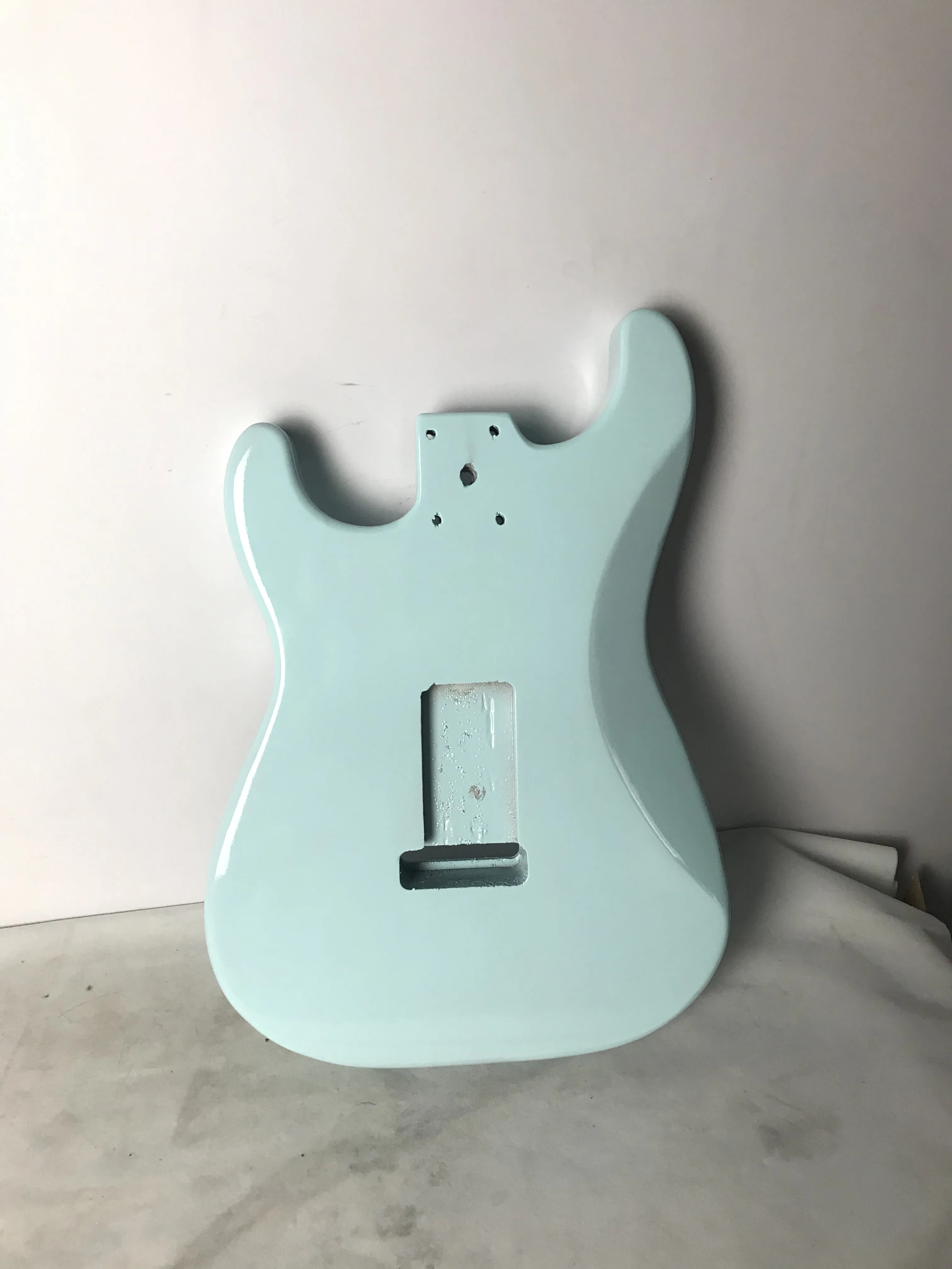 Good Quality New Color Electric Guitar Body Unfinished Semi-finished Barrel Fender Style DIY Guitar Part Guitar Panel Free Ship enlarge
