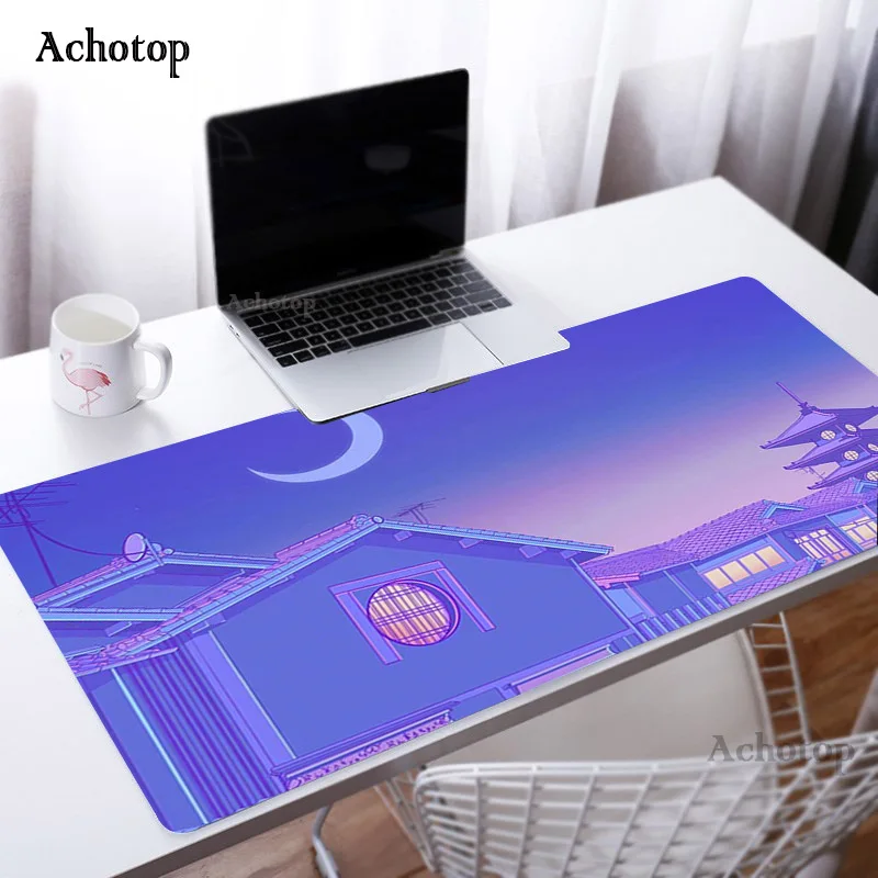 

Pink Sailor Moon landscape aesthetics art Anime Mouse Mat Overlock Rubber Gaming Mouse pad 700x300mm PC Gamer Computer Mousepad
