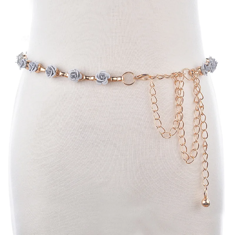 Женский пояс для танца живота с декоративными цветами|waist chain belt|fashion ladies beltsladies belt