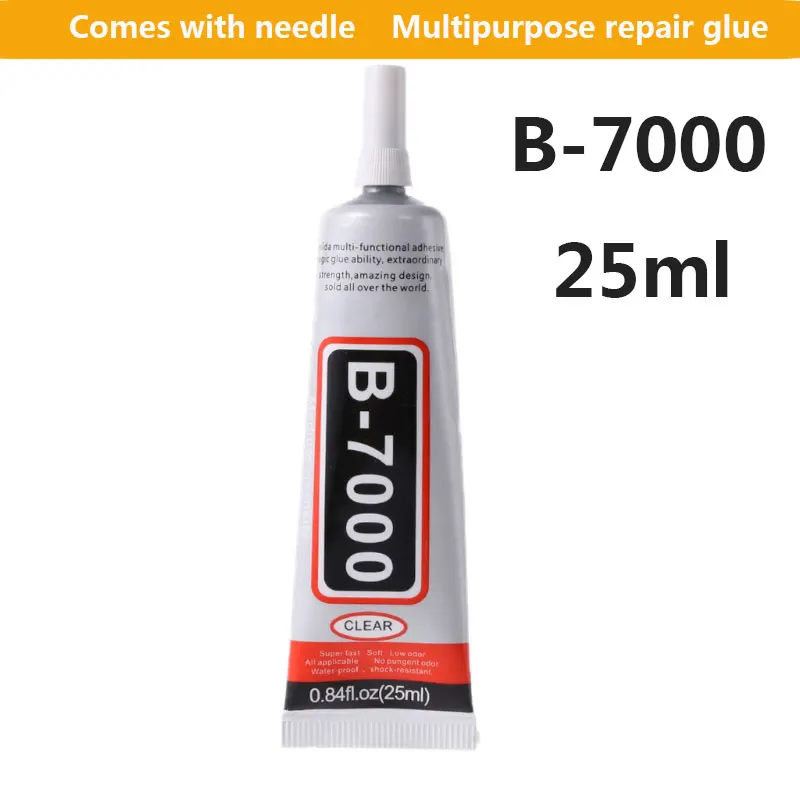 

25ml b7000 glue Mobile phone touch screen Superglue b-7000 adhesive telephone glass glue repair point diamond jewelry DIY glue