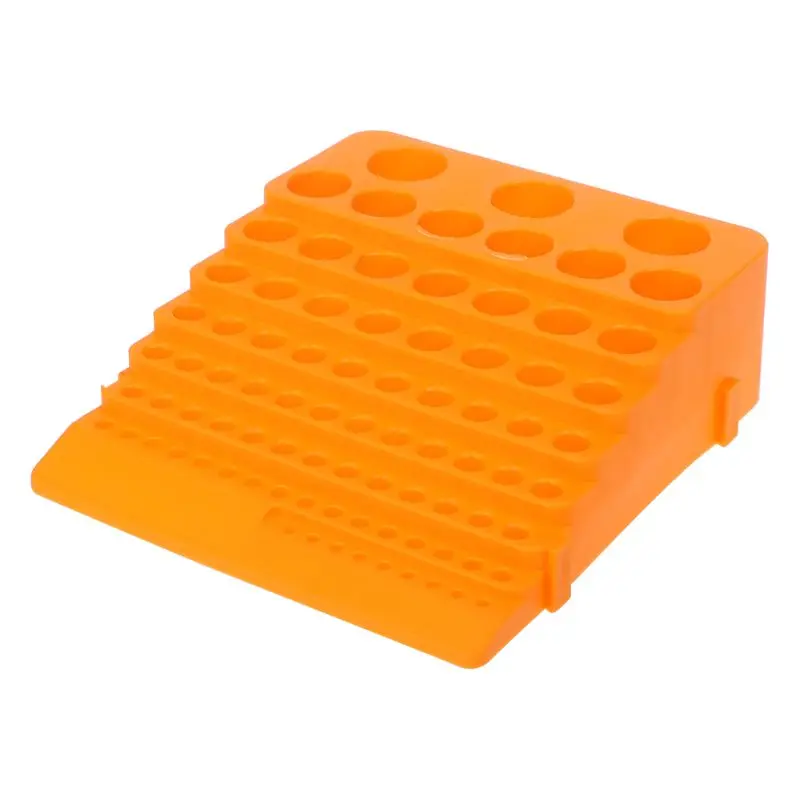 

84 Holes Multifunctional Thickened Milling Cutter Reamer Drill Bit Storage Box Tool Accessories Organizer K3KD