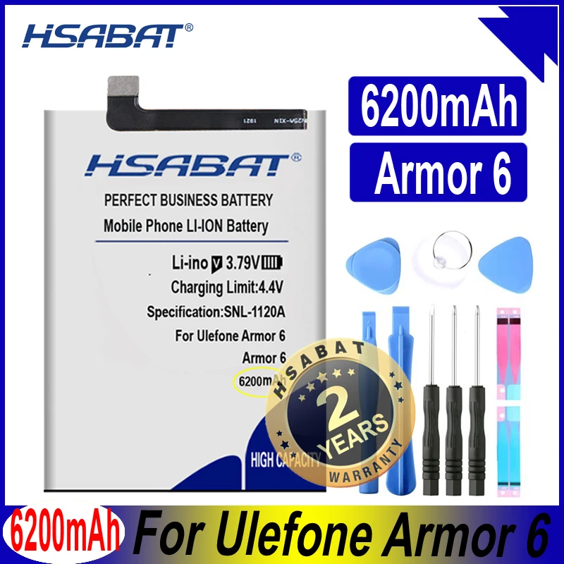 Аккумулятор HSABAT для Ulefone Armor 2 3 5 3T 3W 6 6E 6S 7 7E 8 9 9E 11 X X8 X6 10 X2 X3 X5 X7 Pro | Мобильные