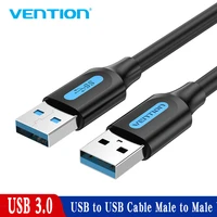 vention usb to usb extension cable male to male 3 0 2 0 usb extender for hard drive tv box laptop usb 3 0 to usb 3 0 cable 0 25m