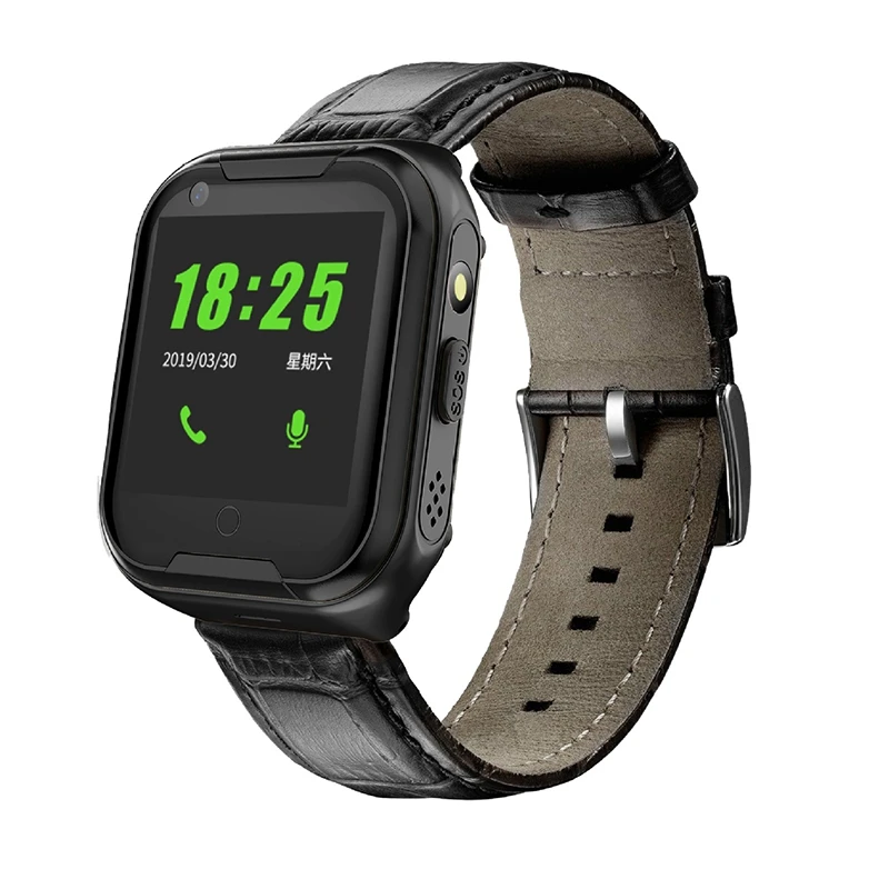 Смарт-часы 4G для пожилых людей с пульсометром и GPS-трекером часы голосовым вводом