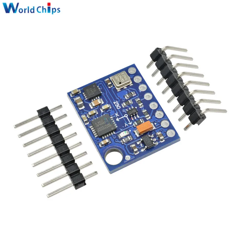 Φ 10DOF модуль MPU6050 HMC5883L BMP180 GY87 платы датчика мощность 5 В для Arduino высокая