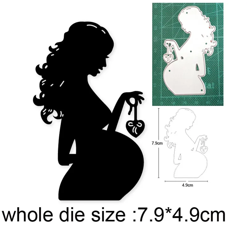 

Craft dies metal cutting dies cut die mold Pregnant Woman Scrapbooking dies paper craft knife mould blade punch stencils dies