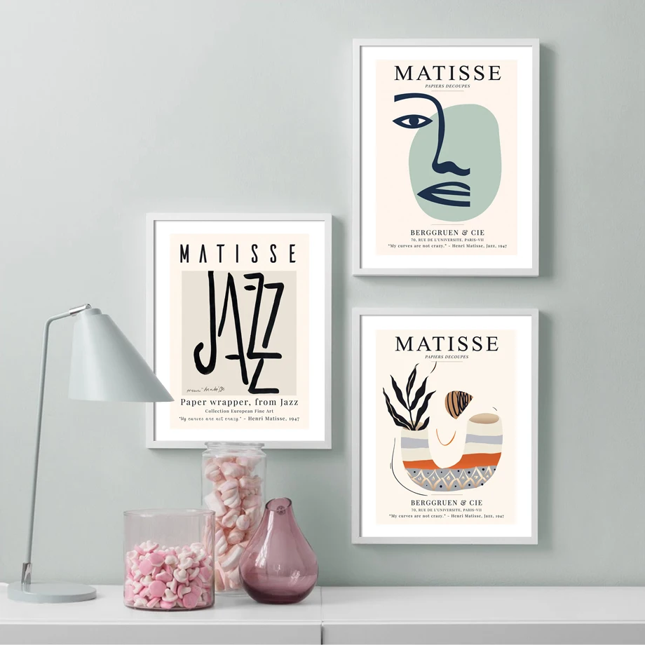 

Poster Henri-Matisse Figure Still Life Canvas Painting Wall Art Home Decoration for Living Room and Bedroom Frameless Style