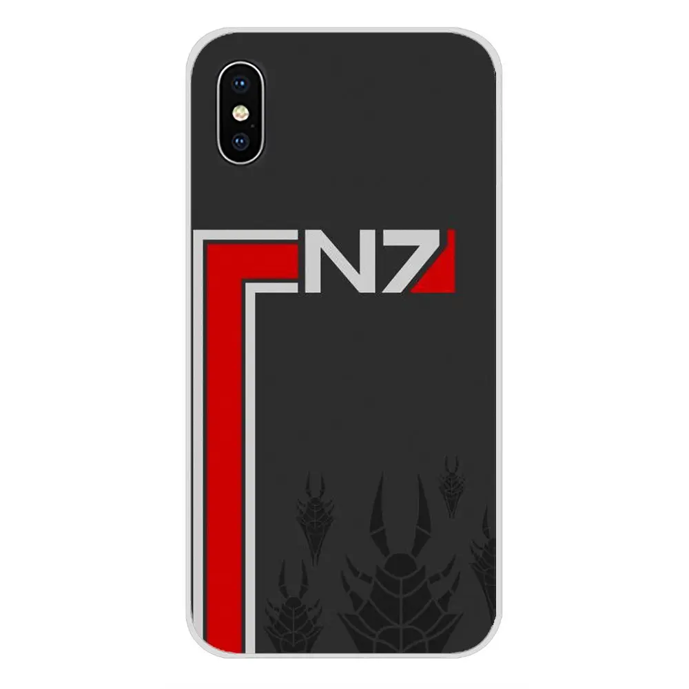 Mass Effect N7 Armour Logo For Xiaomi Redmi 4A S2 Note 3 3S 4 4X 5 Plus 6 7 6A Pro Pocophone F1 Accessories Phone Cases Covers | Мобильные