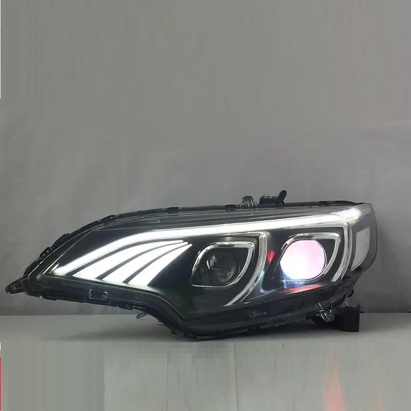 Drl Cob автомобилей Neblineros Led Para Авто Assessoires фары передние противотуманные задние Автомобильные фары в сборе 15 16 17 для Honda Fit