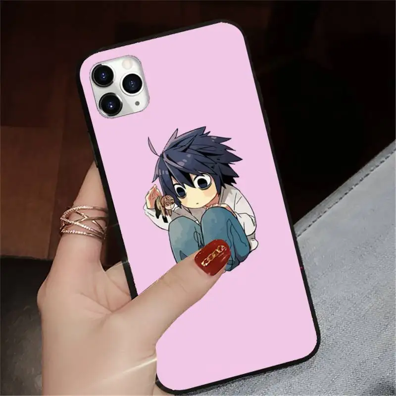 

Death Note Japanese anime Phone Case for iPhone 11 12 pro XS MAX 8 7 6 6S Plus X 5S SE 2020 XR high quality Anti-fall