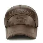 Бейсболка SILOQIN мужская из воловьей кожи, теплая, с регулируемым размером, для осени и зимы