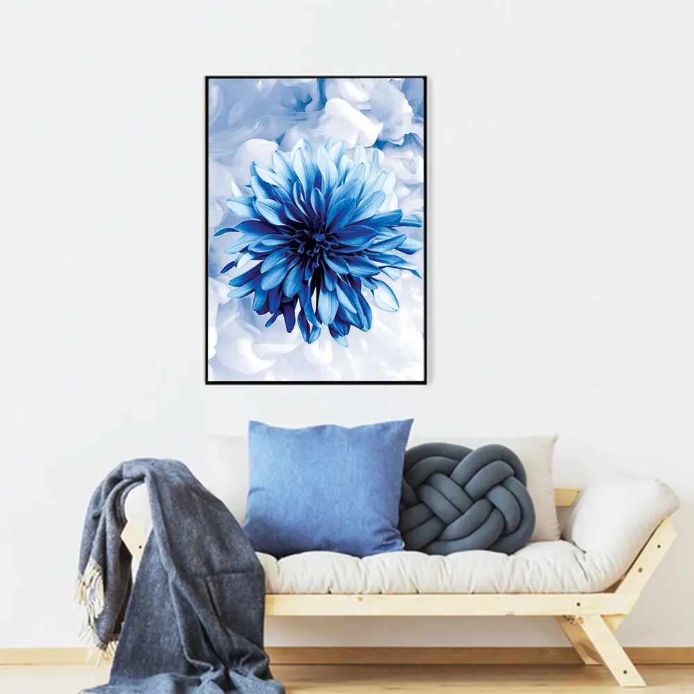 

Nordic Modern Poster Flower Canvas Painting Natural Art Print Scandinavian Botanical Wall Picture For Living Room Home Decor
