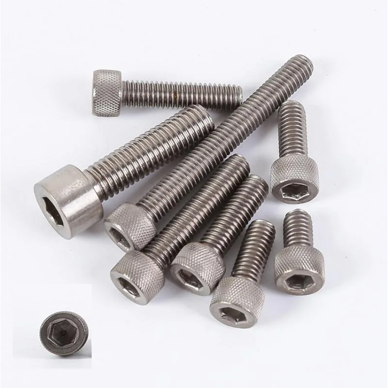 

5 PCS Titanium Socket Head Bolts length 6-50mm M3,M4,M5,M6,M8